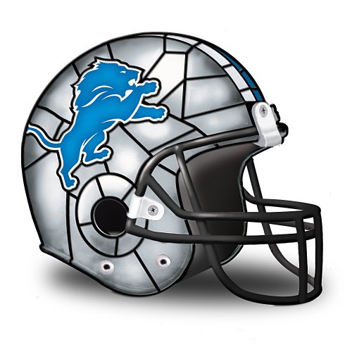 NFL Detroit Lions Accent Helmet Lamp by The Bradford Exchange