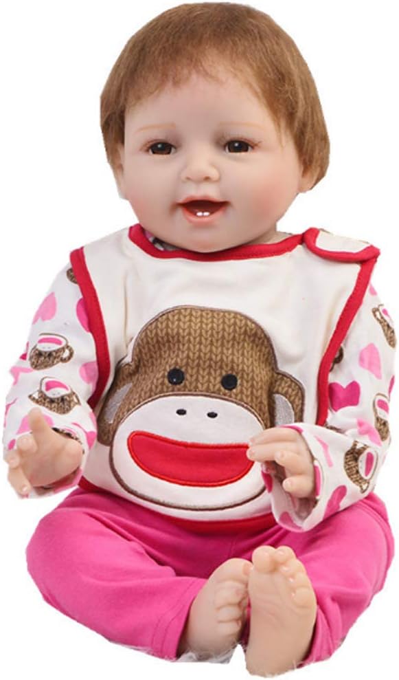 Prezzo Candyana Rreborn Bambola 55cm Simulazione Bambino Grandi Occhi Realistico Carino Ragazza Silicone Bambole Natale Regali Offerte