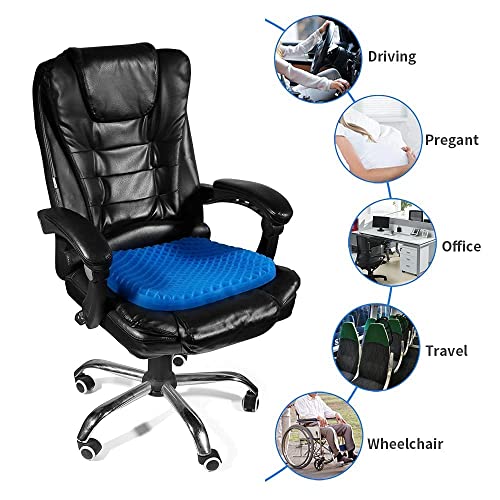 Gel Seat Cushion, DoubleLayer Thick Cooling Seat Cushion for Long