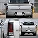 VIPMOTOZ LED Tail Light Lamp For 2009-2018 Compatible with Dodge RAM 1500 2500 3500 - [Factory Incandescent Model] - Matte Black Housing Clear Lens, Driver & Passenger Side Pair Set
