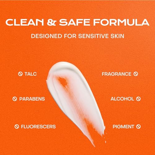 MISTINE DAILY FACE SUNSCREEN 3 FL.OZ SPF 50+ FOR SENSITIVE SKIN, NON-GREASY NO WHITE CAST, FAST ABSORBING LIGHTWEIGHT UV SHEILD, WATERPROOF FORMULA, VEGAN & CRUELTY FREE
