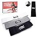 Victorem Resistance Hip Booty Bands Set - Fabric Bands for Glutes and Legs Exercise - with Digital Workout Guide (White, Grey, Black)
