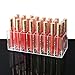 MORDOA Lip Gloss Holder Organizer, 24 Spaces Clear Acrylic Makeup Organizer Lipgloss Display Case Box
