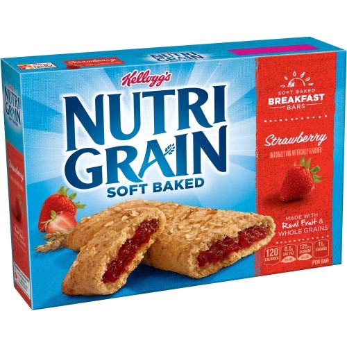 NUTRI-GRAIN CEREAL BARS, STRAWBERRY (PACK OF 2)