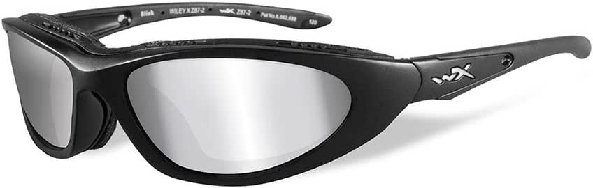 Amazon.com: Wiley X Blink Polarized Silver Flash Lens/Matte Black Frame