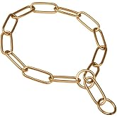 Herm Sprenger Dogline Curogan Short Link Fur Saver Dog Training Collar | Hypoallergenic Nickel Free No-Pull Slip Chain for Small Medium Large Dogs for Easy Control, Made in Germany