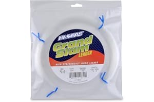 HI-SEAS Grand Slam Monofilament Fishing Leader - Superior Strong Clear Black, for Freshwater & Saltwater Big Game Bottom Fishing, Trolling