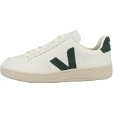 Veja Men's V-12 Sneakers, Extra White/Cyprus, 9-9.5 Medium US