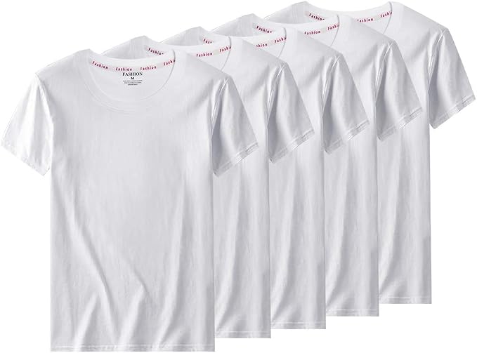 Amazon Tシャツ インナーシャツ メンズ 4枚 5枚組 肌着 綿100 半袖クルーネック 白 抗菌防臭 吸水速乾 インナーシャツ 通販