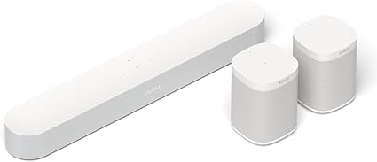 sonos beam and two sonos ones
