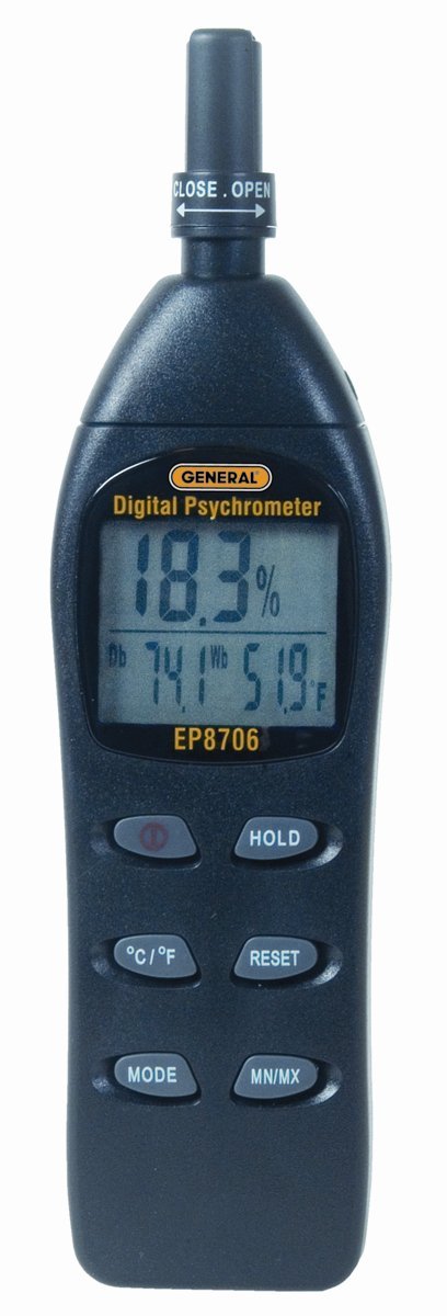 General Tools Digital Psychrometer (EP8706)
