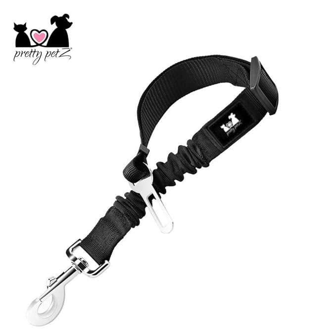 pretty petZ® Premium Hunde Sicherheitsgurt fürs Auto | Passend für alle Hunderassen, Katzen & Autotypen | + Gratis E-Book