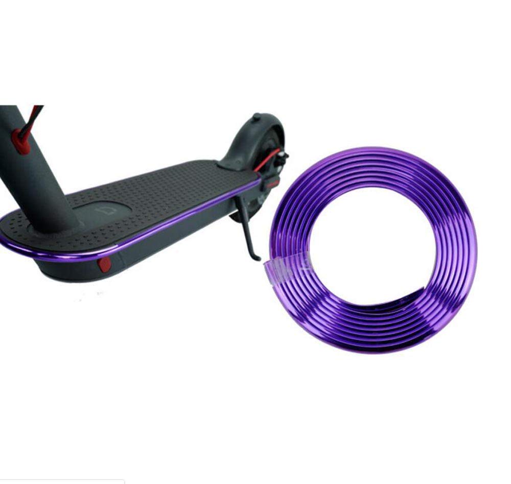 LINGHUANG Electric Scooter Bumper Protective Anti-collision Protection Strip for Xiaomi Mijia M365 M187 Kickscooter Scooter Parts Accessories (Purple)