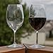 Lily's Home Unbreakable Cabernet and Merlot Bordeaux Red Wine Glasses, Made of Shatterproof Tritan Plastic, for Indoor and Outdoor Use, Reusable and Crystal Clear 20 oz. Each, Set of 2