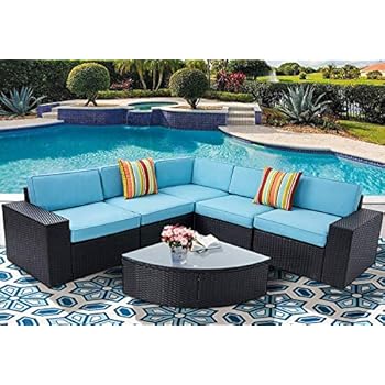 Amazon Com Incbruce Outdoor Patio Furniture Sets 6 Piece Outside