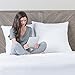 BioPedic Luxurious 28-by-28 Inch Euro Square Pillows, 2-Pack