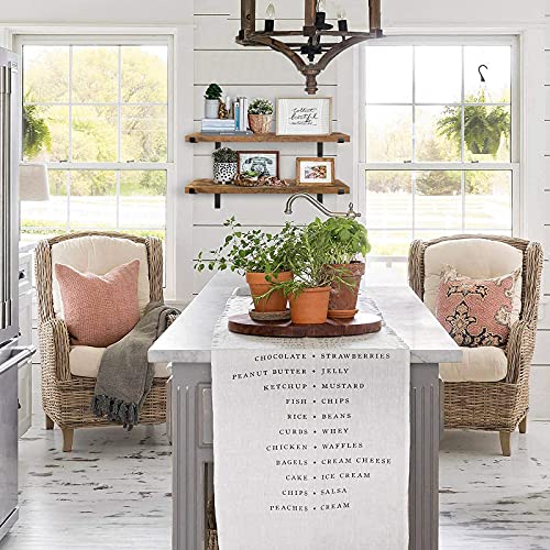 QEEIG Farmhouse Wall Shelf Floating Shelves Bathroom Shelve Bedroom