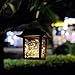Forthcan Solar Hanging Lantern Lights Outdoor,Solar Lantern with Handle and 30 Warm White LEDs Solar Table Lamp for for Lawn Patio Yard Pathway Walkway Courtyard Garden (Warm White)