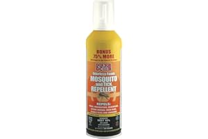 Doktor Doom Odorless Foam Mosquito and Tick Repellent, 10% Deet, 300g