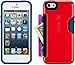 Speck Products CandyShell Card Case for iPhone SE/5/5S  - Poppy Red/Deep Sea Blue