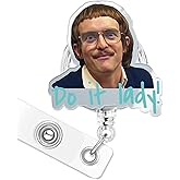 Funny Chit Do It Lady Badge Reel ID Retractable Alligator Clip, Funny Quote Sarcastic Joke Meme Humor, Badge Holder Accessories for Medical Assistant Nurse Students Name Tag Card
