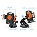 TaoTronics Car Phone Mount Holder, Windshield Dashboard Universal Car Mobile Phone Cradle for iOS Android Smartphone and More (Orange)