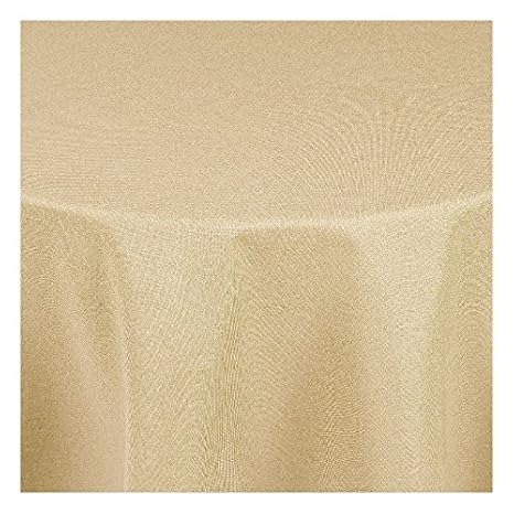 Tischdecke Damast mit Saum in Leinenoptik mit 'Lotuseffekt' wasserabweisend - Eckig Oval und Rund in Premiumqualität- Größe u