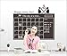Drhob Home & Office Decor Chalk Board Blackboard Monthly Calendar Vinyl Wall Sticker (Size: 60*45cm)