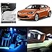 Partsam Interior LED Package Kit + License Plate Lights Replacement for Hyundai Veloster 2012+ Ice Blue, Pack of 8