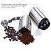 SURPEER Manual Coffee Grinder, Stainless Steel Portable Coffee Mill - Adjustable Ceramic Conical Burr Grinders for Home, Traveling, Camping - Consistent Grind French Press/Aeropress/Espresso