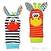 Lovely Infant Baby Foot Socks Rattles Toys by buynice