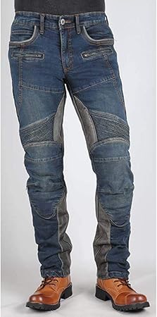 Amazon デグナー Degner 牛革のヒートガード付 カップ付きデニムパンツ メンズ ヴィンテージネイビー Lサイズ Dp 27v パンツ 車 バイク