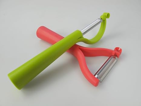 TUPPERWARE Schäler Universalschäler rot D119 + Schälfix D82 grün Profischäler P 22948