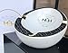 H & H Insignia Collection - White Oval - Cigar Ashtray