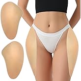 NSSZNUS 2Pcs Self Adhesive Silicone Hip Pads for Women Realistic Thick Buttocks Butt Enhancer Lifter Butt Pads Hip Dip Filler Shapewear for Crossdressing