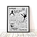 Karate Typography Personalized Print - PrintChicks Taekwondo Wall Art Decor Poster