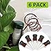 Self-Watering Stakes Automatic Plant Drip Irrigation Vacation Garden Watering System Devices 6 Packs (6 pcs)