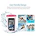 Cell Phone Waterproof Case Dry Pouch Bag for Iphone7, 6s, 6s plus, Samsung Galaxy S6 Edge, S6, S5, S4 ,Samsung Note 4, 3 - Htc, Nokia (pink)