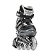 Rollerblade Bladerunner Phoenix Boys Adjustable Fitness Inline Skate, Black and Silver, Junior, Value Performance Inline Skates