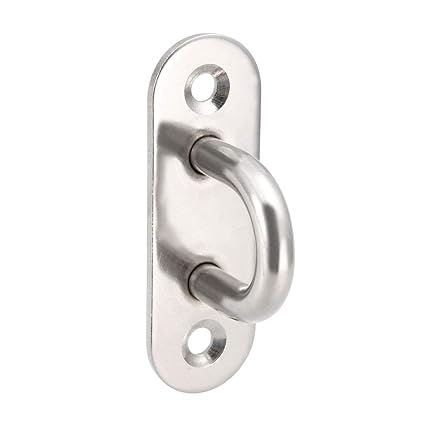 Uxcell Stainless Steel Ceiling Hook Pad Eye Plate Hardware