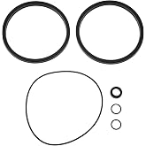 Micro Traders 6pcs Bead Breaker Cylinder Seal Kit for Tire Changer Machine 186mm Bore Hydraulic Cylinder Repair