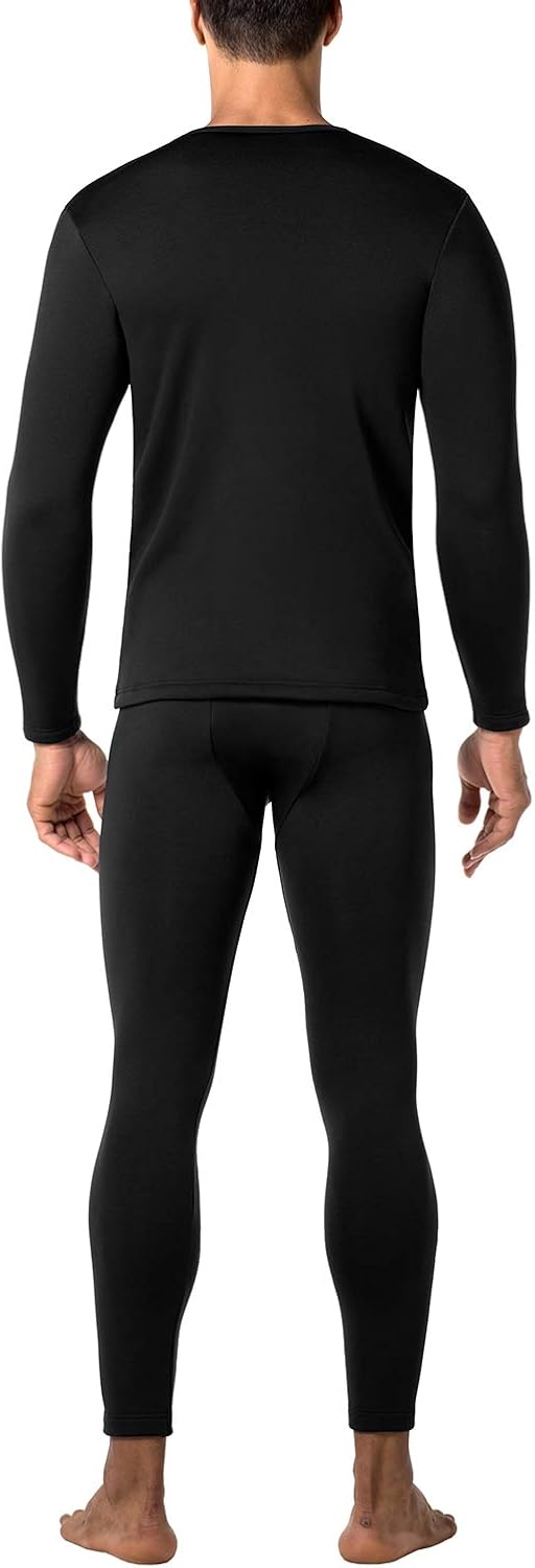 LAPASA Men's Heavyweight Thermal Underwear Long John Set Fleece Lined Base Layer Top and Bottom M24 at  Men’s Clothing store