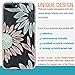TRFAEE Stunning Spring Good Vibe Floral Blooms Flowers HD Clear Rubber Hand Drawing Anti-Scratch Case for iPhone 6 Case and iPhone 6S Case-Sunflower Daisy Pattern TPU Case Cover