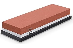 skycabin 2 Side Grit 1000/4000 Double Side Waterstone Knife Sharpening Stone Set Knife Sharpener Tool Whetstone Kit with Non-