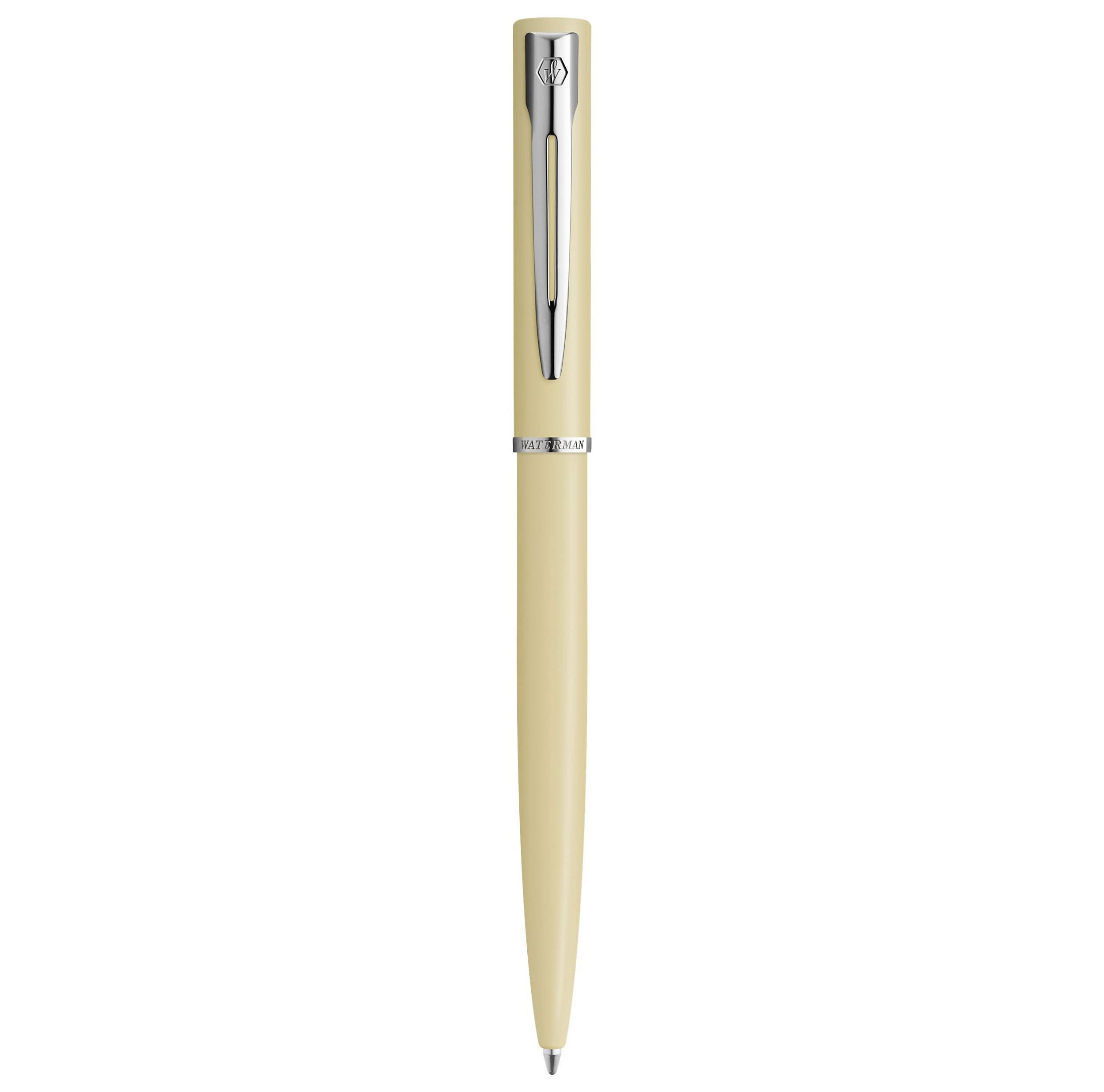 Waterman Allure Ballpoint Pen | Citron Yellow Pastel Lacquer | Medium Point | Blue Ink | With Gift Box