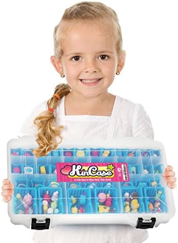 Kin Case Shopkin Compatible Storage Case Holds More Than 250 Shopkins Toys - Adjustable Organizer Bin Allows Your Girl To Create Her Perfect Customized Storage Container