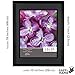 Gallery Solutions 14x18 Black Wood Wall Frame with Double Black Mat for 11x14 Image