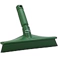 Vikan Squeegee,Ultra Hygiene,Table,10",PP/RB,GN, 7125, Green