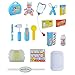 Doll Doctor Kit Pretend Play Medical Play Set with Stethoscope Toy Case Role Play Game for Toddler Kids 3 4 5 Years Old, 16PCS