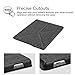 Fintie Origami Case for Kindle Oasis (10th & 9th Gen, 2019 & 2017 Release) - Slim Fit Stand Cover Support Hands Free Reading (Auto Wake Sleep for 2017 Version Only, Not for 2019 Version), De-Charcoal